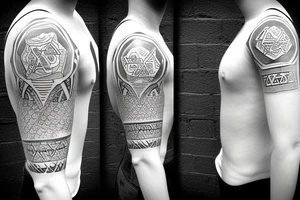Hebrew tattoo of tennis tattoo idea