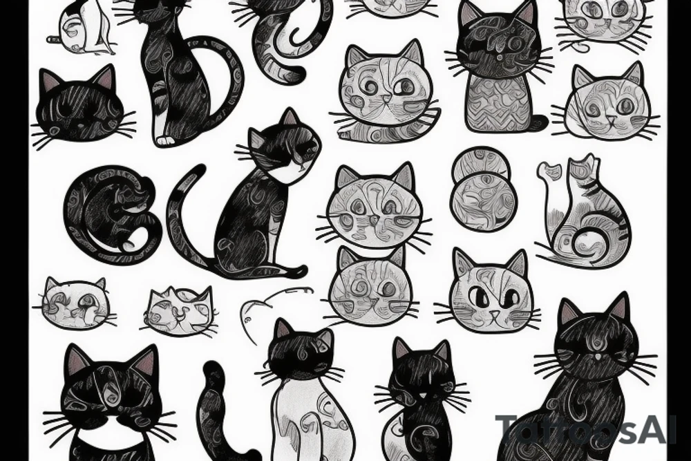 a 
cat tattoo idea