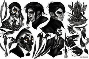 Mark of the outsider, dishonored, corvo tattoo idea