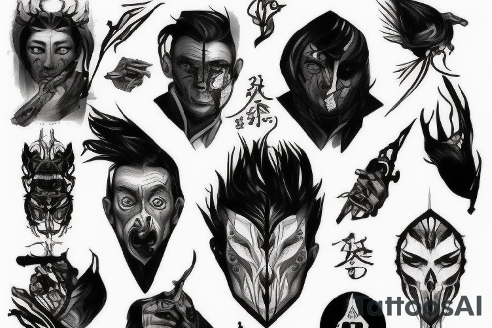 Mark of the outsider, dishonored tattoo idea