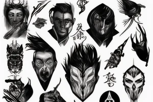 Mark of the outsider, dishonored tattoo idea