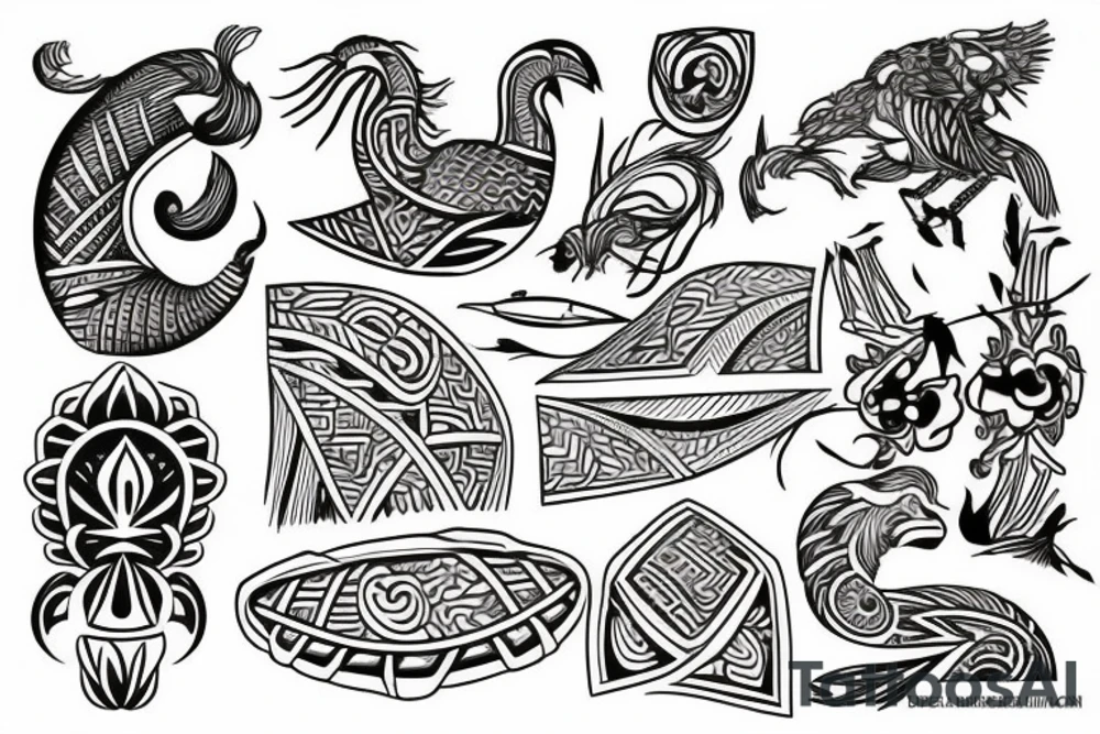 Polynesian tattoo idea