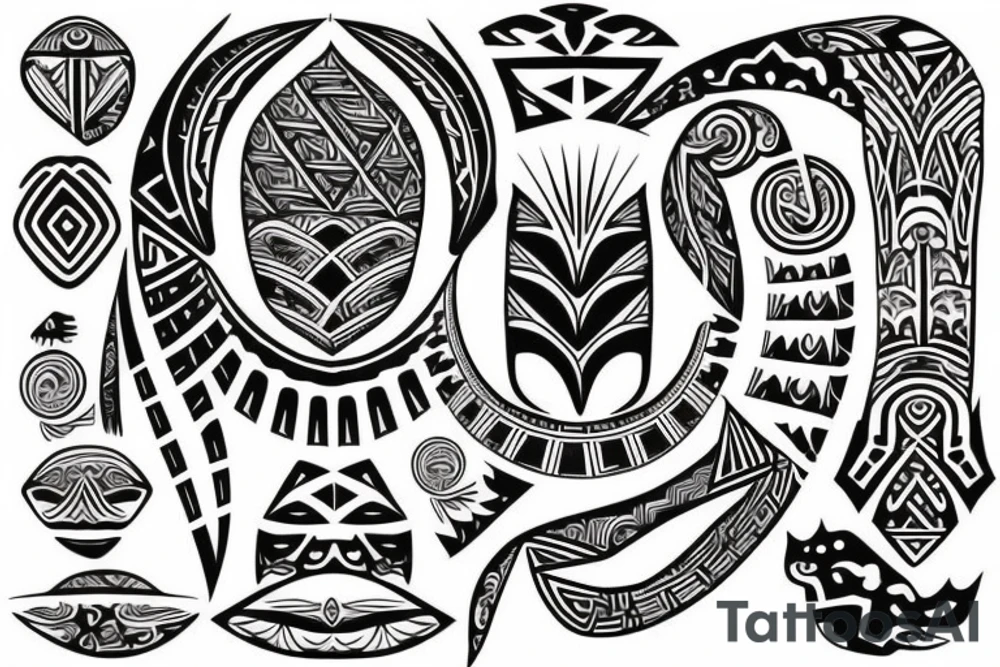 Polynesian tattoo idea