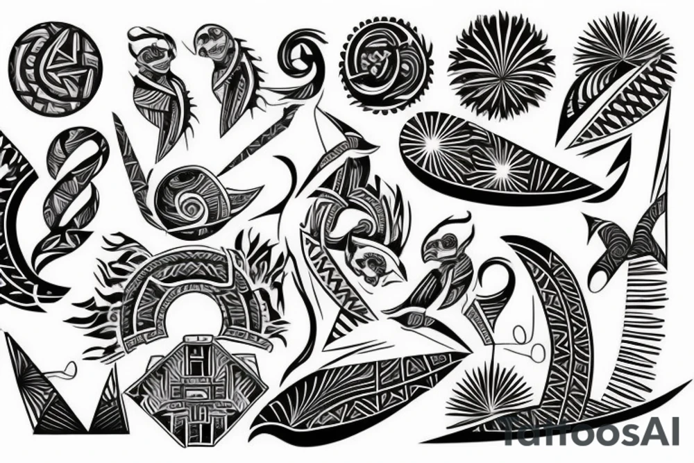 Polynesian tattoo idea