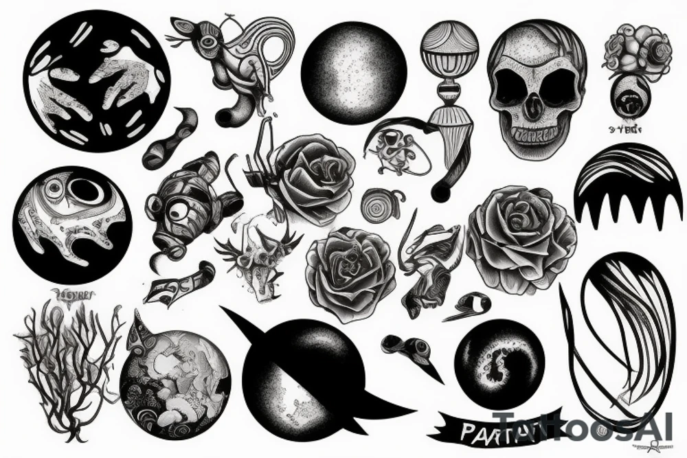 Planet tattoo idea
