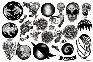 Planet tattoo idea