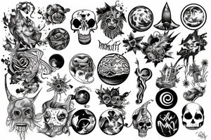 Planet tattoo idea
