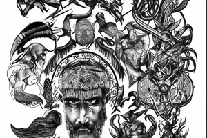 God of war tattoo idea
