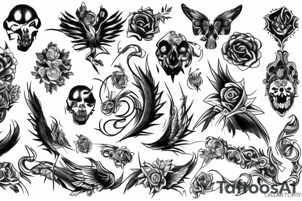 too high walls tattoo idea