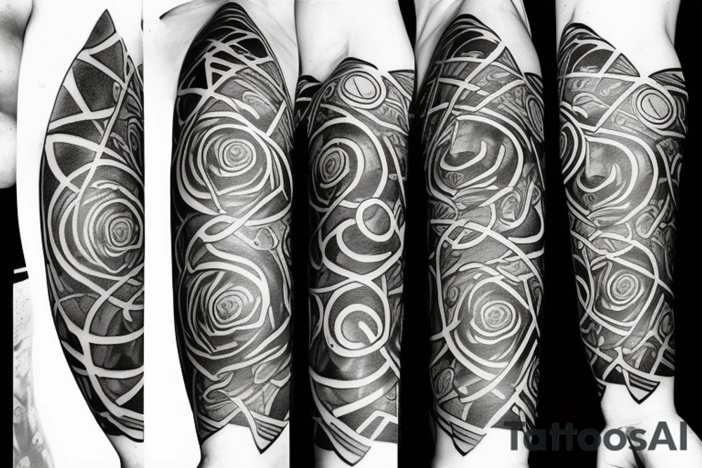Space time tattoo idea