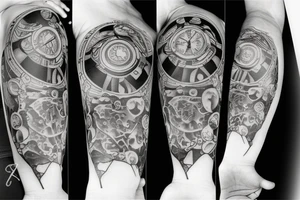 Space time tattoo idea