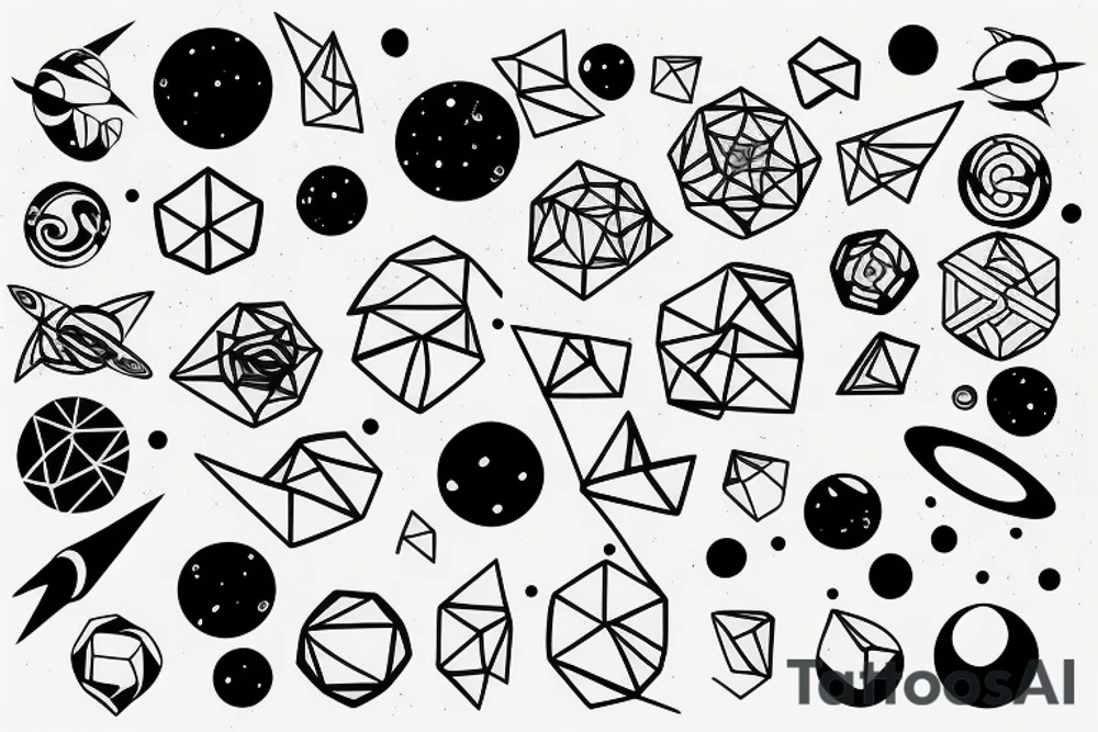 Space time tattoo idea