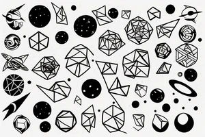 Space time tattoo idea