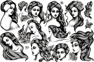 Birth of Venus tattoo idea
