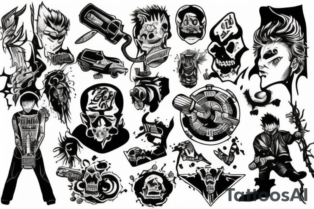 power from chainsaw man tattoo idea