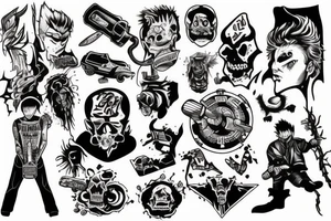 power from chainsaw man tattoo idea