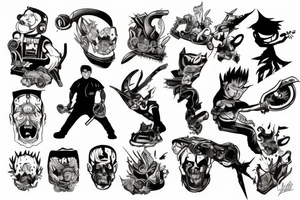 power from chainsaw man tattoo idea