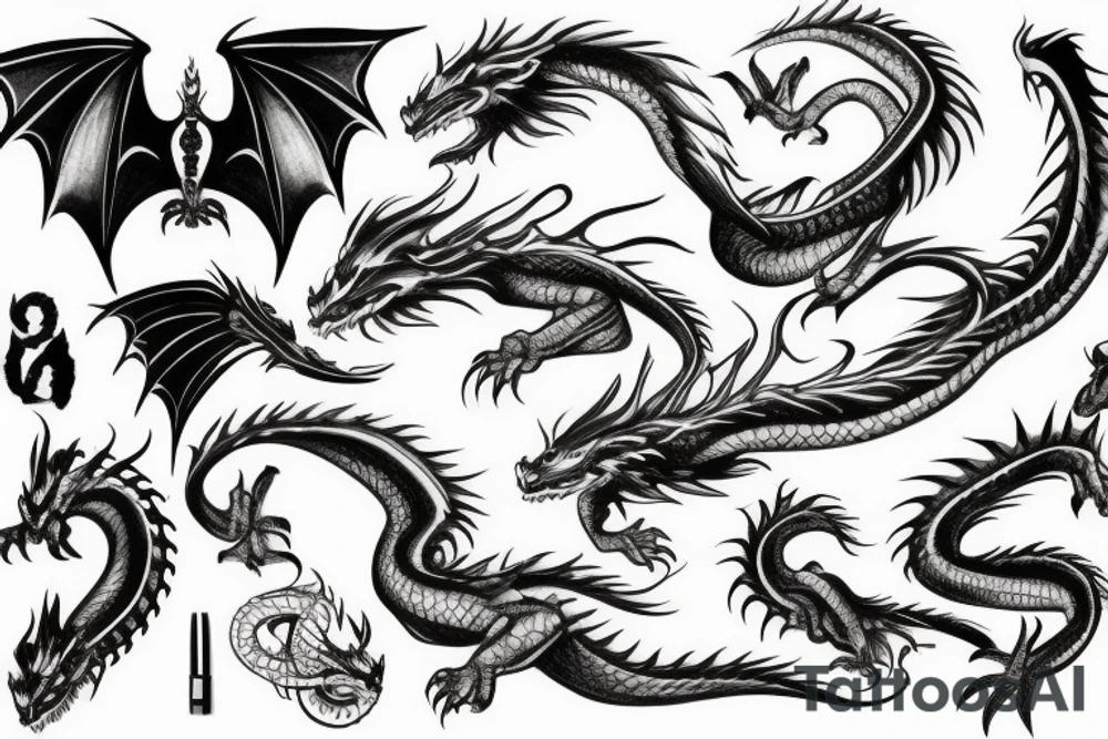 Dragon tattoo idea