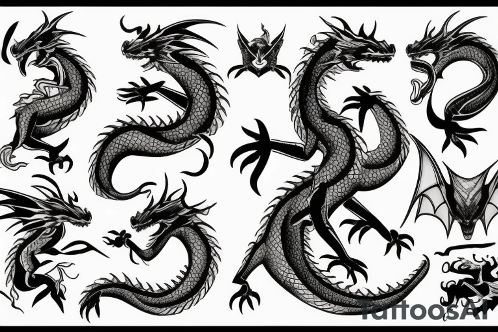 Dragon tattoo idea