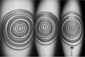 round ring tattoo idea