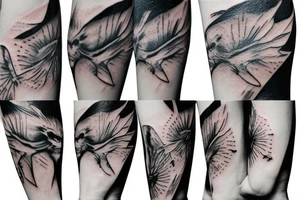 bat photo tattoo tattoo idea