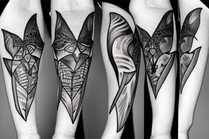 bat photo tattoo tattoo idea
