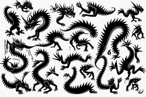 african dragon tattoo idea