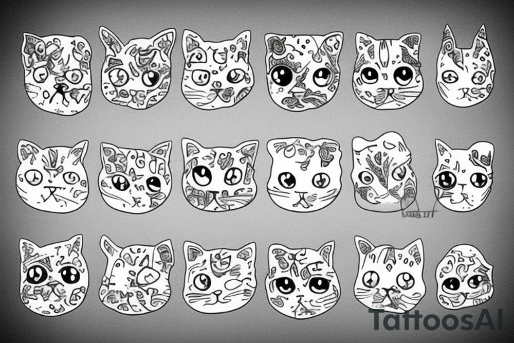 cat tattoo tattoo idea