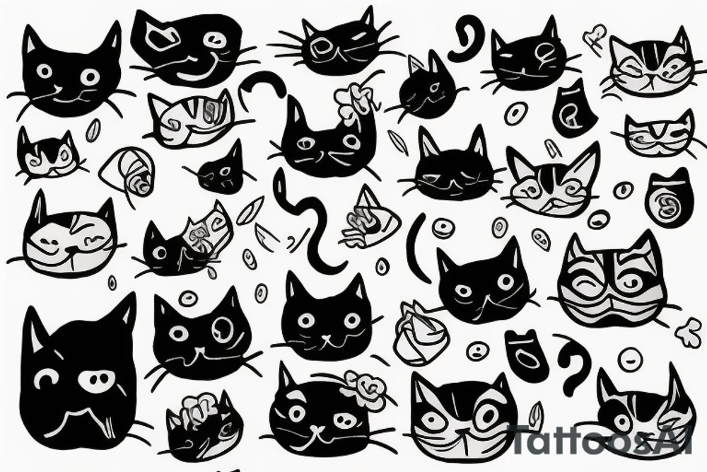 cat tattoo tattoo idea