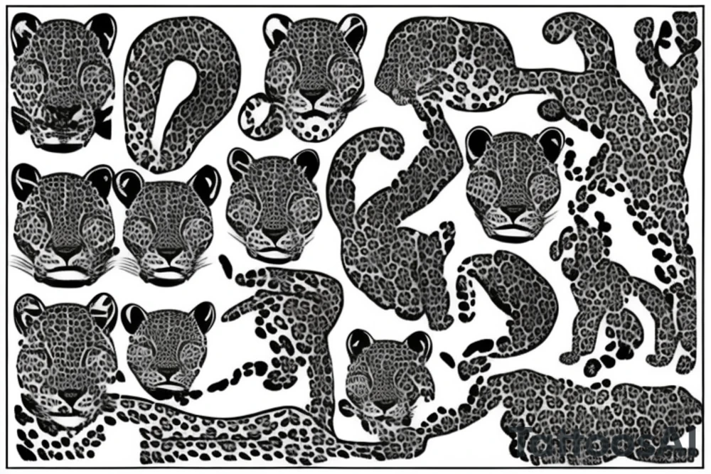 Leopard tattoo idea