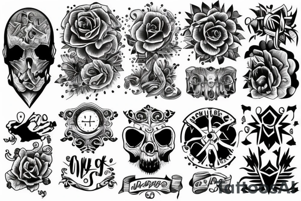 oldschool tattoo with modern touches tattoo idea