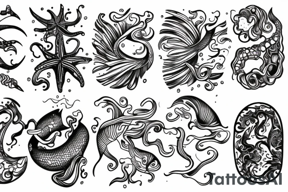 Small sea tattoo idea
