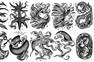 Small sea tattoo idea