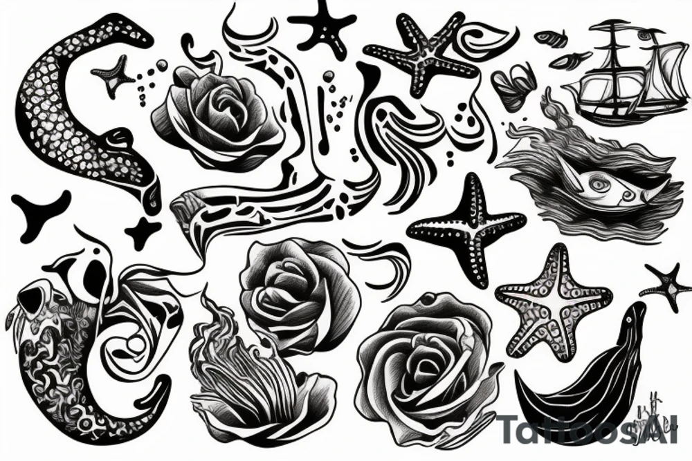 Small sea tattoo idea