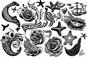 Small sea tattoo idea
