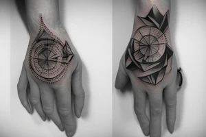Little sea for hand tattoo idea