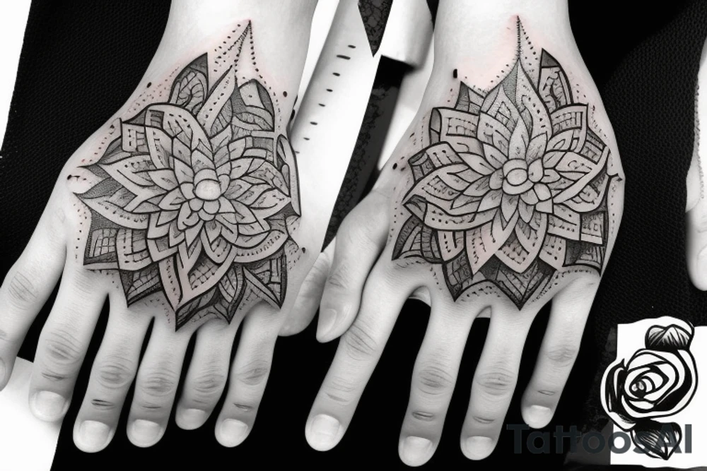 Little sea for hand tattoo idea