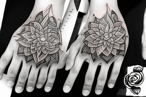 Little sea for hand tattoo idea