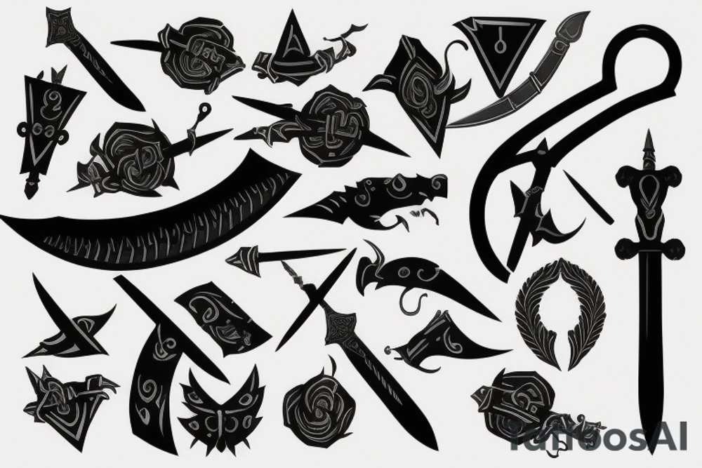 sword 
scale
minimal tattoo idea