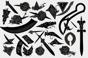 sword 
scale
minimal tattoo idea