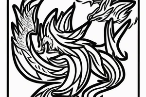 nine-tailed fox from naruto tattoo idea