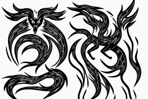 nine-tailed fox from naruto tattoo idea