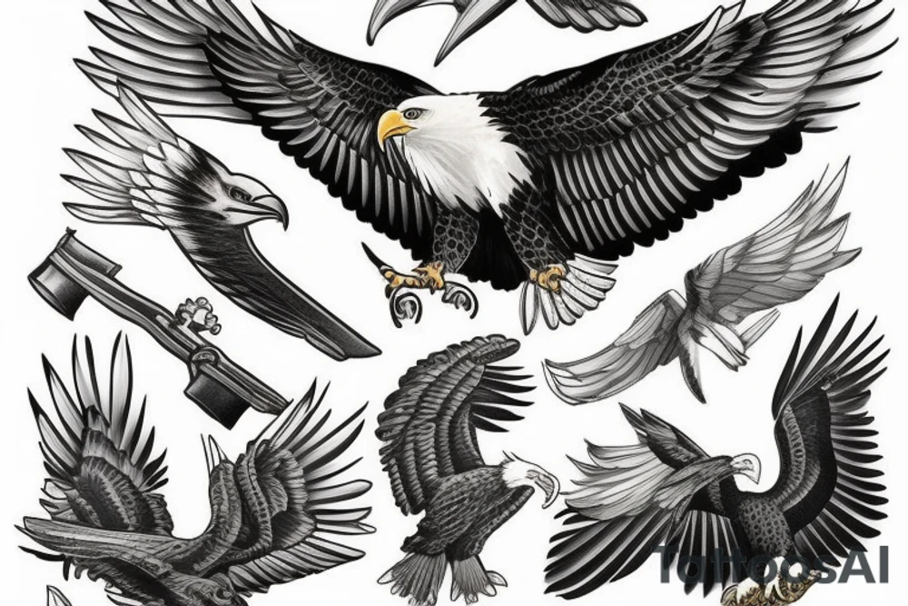Bald Eagle tattoo idea