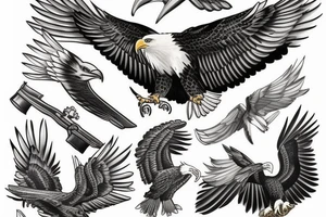 Bald Eagle tattoo idea