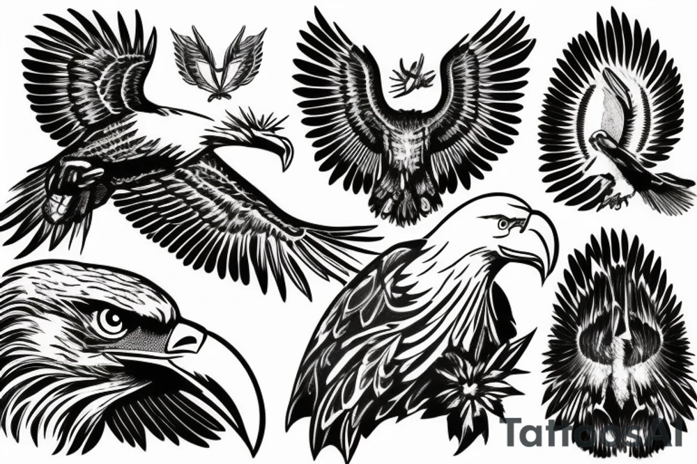 Bald Eagle tattoo idea