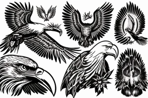 Bald Eagle tattoo idea