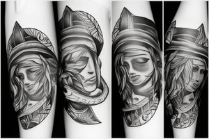 tattoo with spiritual meaning, brother and sister tattoo idea