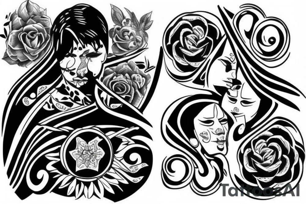 brother and sister symbolic tattoo tattoo idea
