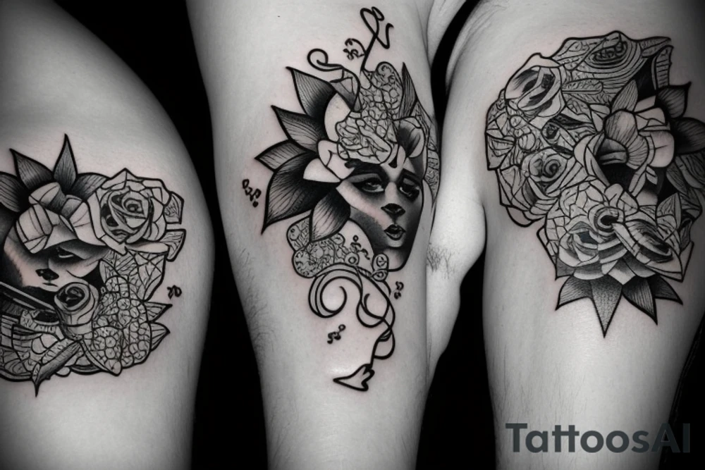 brother and sister symbolic tattoo tattoo idea