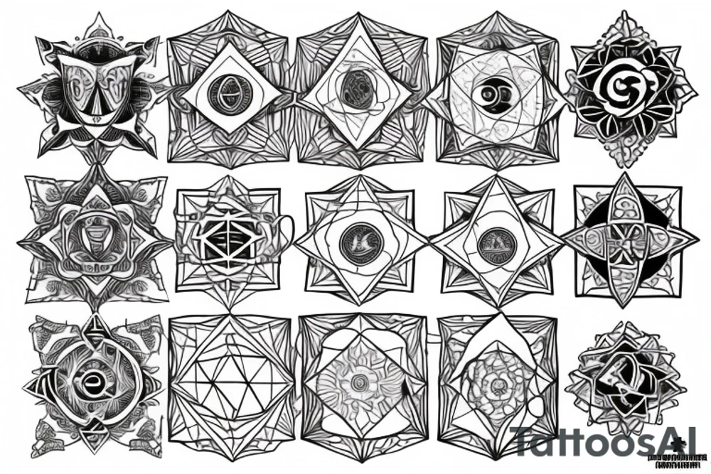 Heptagram tattoo idea